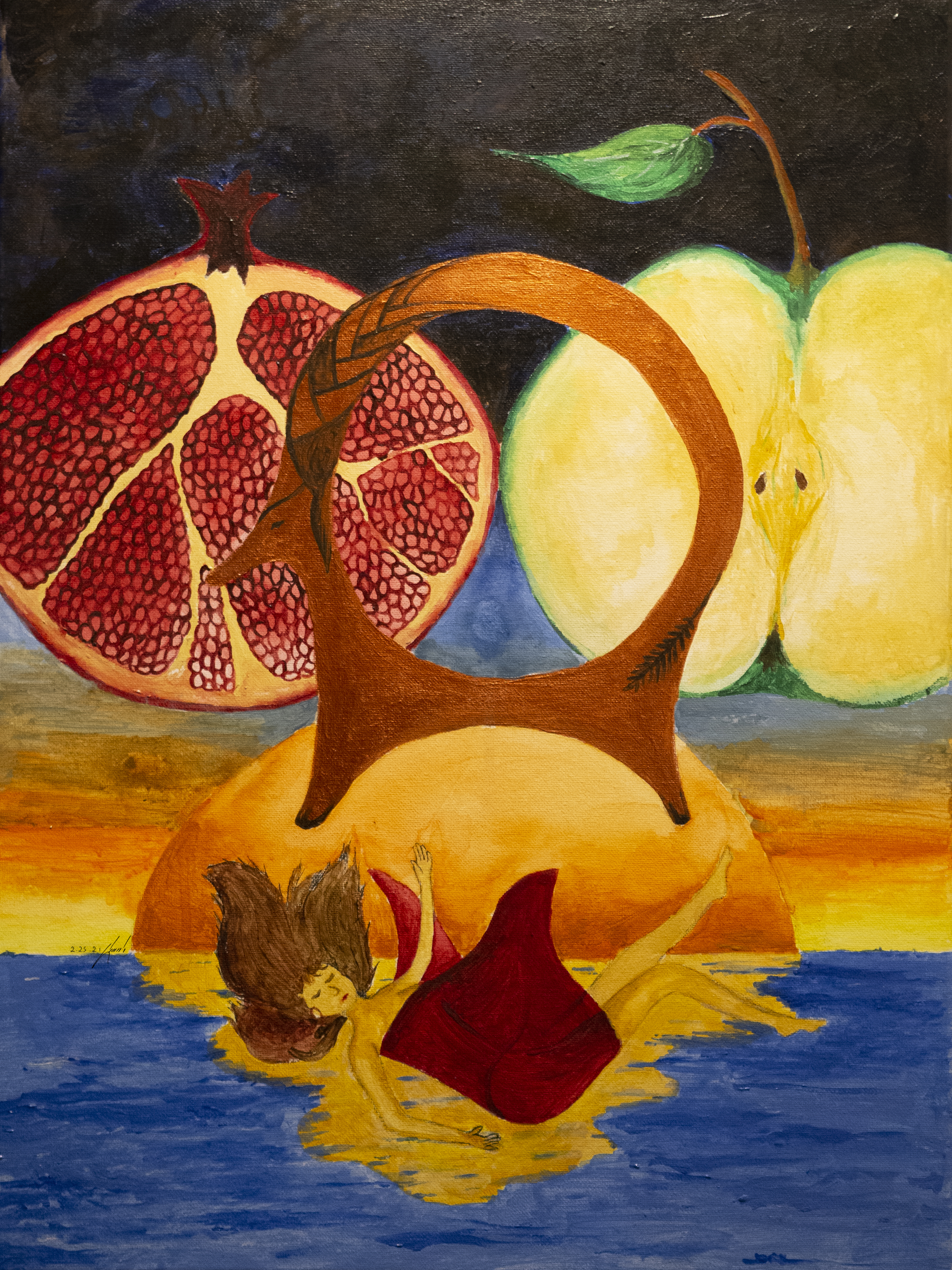 Painting Prolapse by Negar T